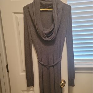 Cowl Neck Sweater Dress